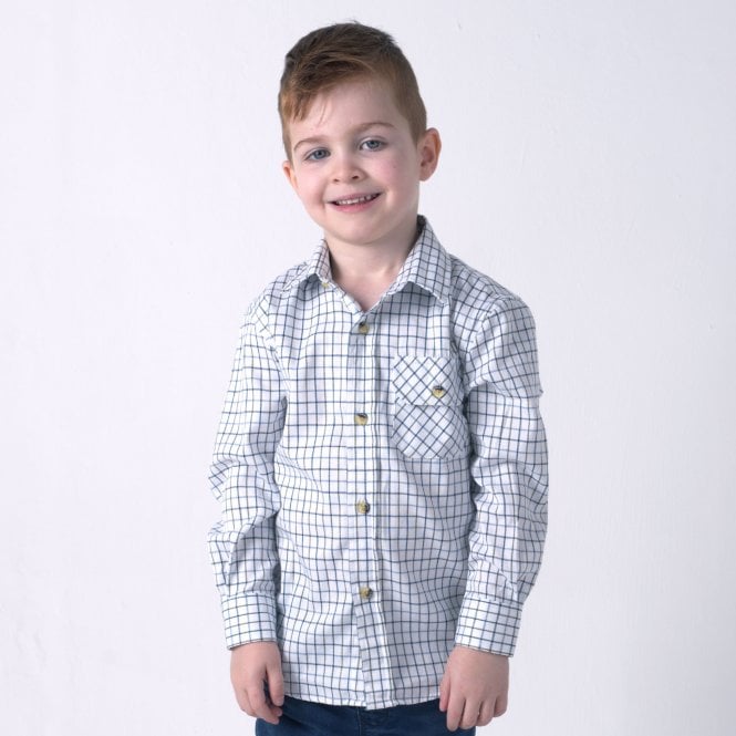 Country Classics Kids Long Sleeve Check Shirt - Tattersall - Just £14.99! Shop now at Warwickshire Clothing.