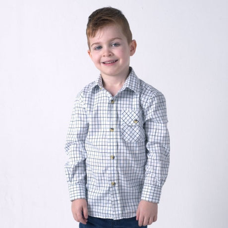 Country Classics Kids Long Sleeve Check Shirt - Tattersall - Just £14.99! Shop now at Warwickshire Clothing.