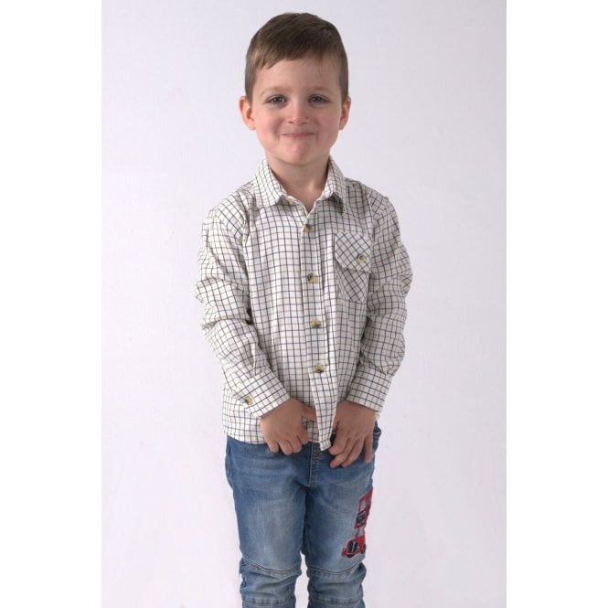 Country Classics Kids Long Sleeve Check Shirt - Tattersall - Just £14.99! Shop now at Warwickshire Clothing.