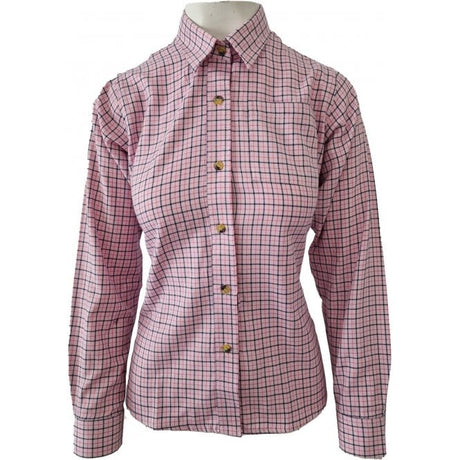Country Classics Womens Check Long Sleeve Shirt - Penny Pink - Just $17.99! Shop now at Warwickshire Clothing. Free Dellivery.