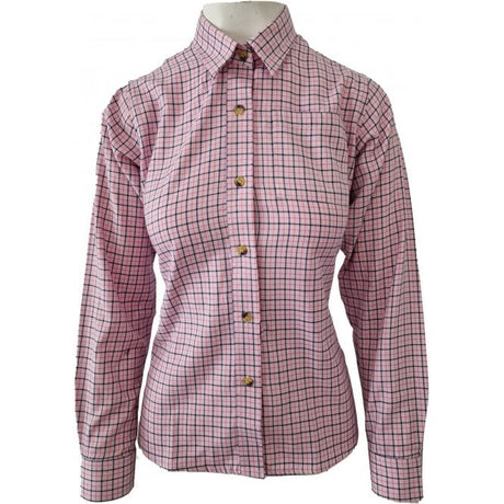 Country Classics Womens Check Long Sleeve Shirt - Penny Pink - Just £16.99! Shop now at Warwickshire Clothing.