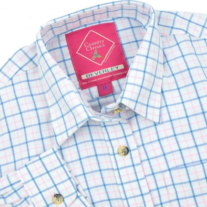 Country Classics Womens Check Long Sleeve Shirt - Beverley - Just £16.99! Shop now at Warwickshire Clothing.