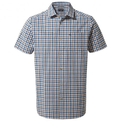 Craghoppers Mens Nour Check Shirt Short Sleeve - Just $16.90! Shop now at Warwickshire Clothing. Free Dellivery.