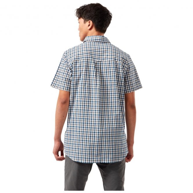 Craghoppers Mens Nour Check Shirt Short Sleeve - Just $16.90! Shop now at Warwickshire Clothing. Free Dellivery.