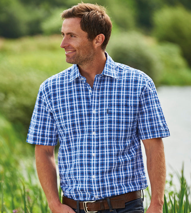 Champion Short Sleeved Shirt - Croyde - Just £14.99! Shop now at Warwickshire Clothing.