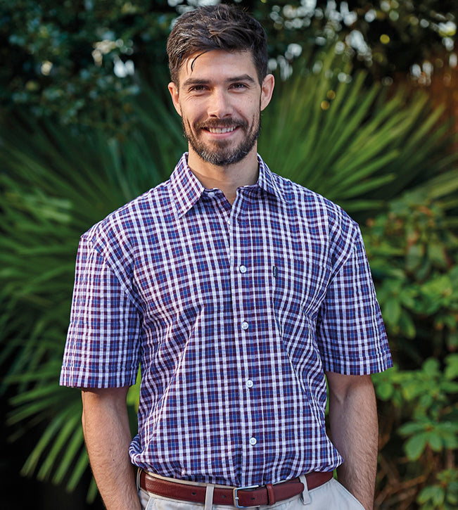 Champion Short Sleeved Shirt - Croyde - Just £14.99! Shop now at Warwickshire Clothing.
