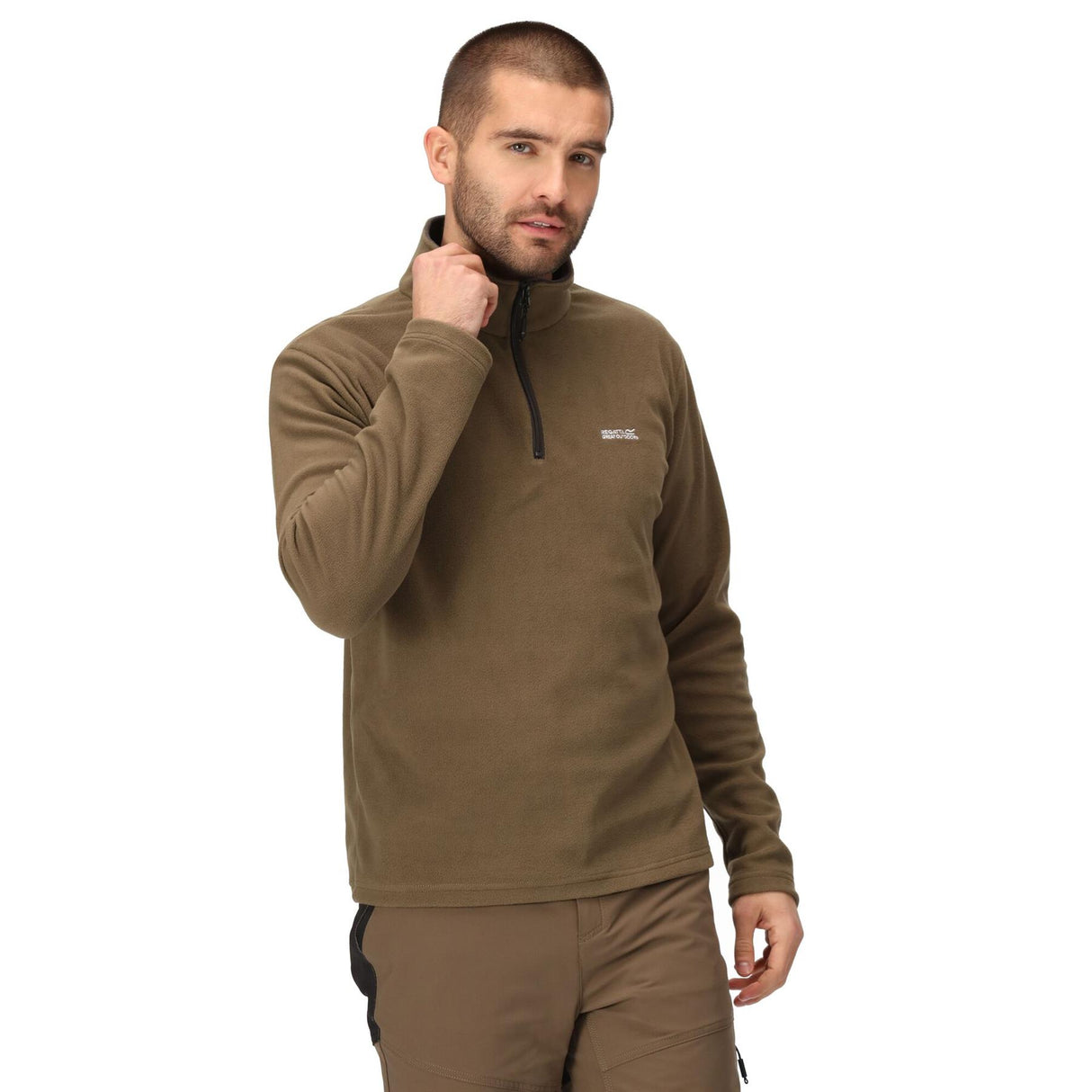 Regatta Mens Thompson Half Zip Light Micro Fleece | Dark Colours - Just £12.99! Shop now at Warwickshire Clothing.