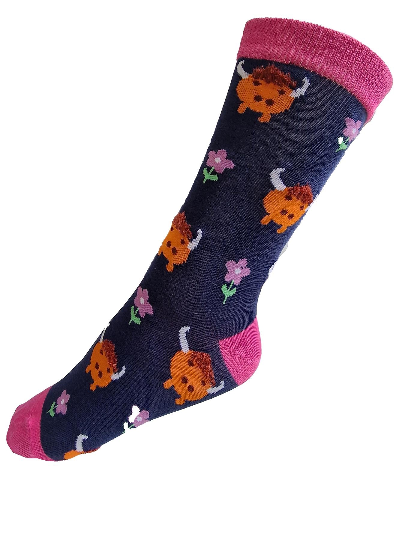 House of Tweed Pure Luxury Women's Bamboo Socks - Animal Pattern Collection - Just £5.99! Shop now at Warwickshire Clothing.
