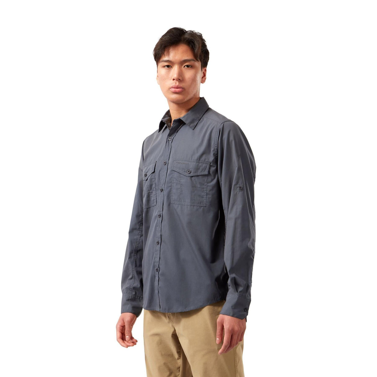 Craghoppers Mens New Kiwi Long Sleeved Shirt Walking Nosi Defence Travel - Just £29.99! Shop now at Warwickshire Clothing.