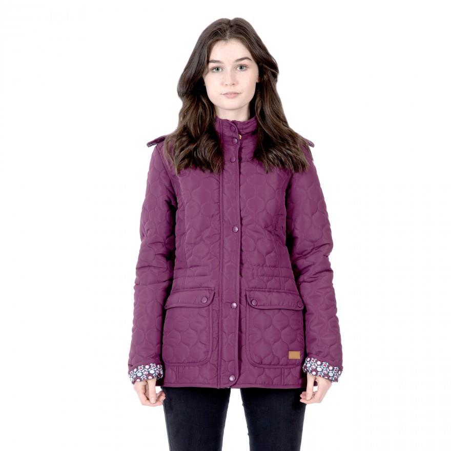 Trespass Womens Jenna Jacket Waterproof Qulited Padded Hooded Coat - Just £25.49! Shop now at Warwickshire Clothing.