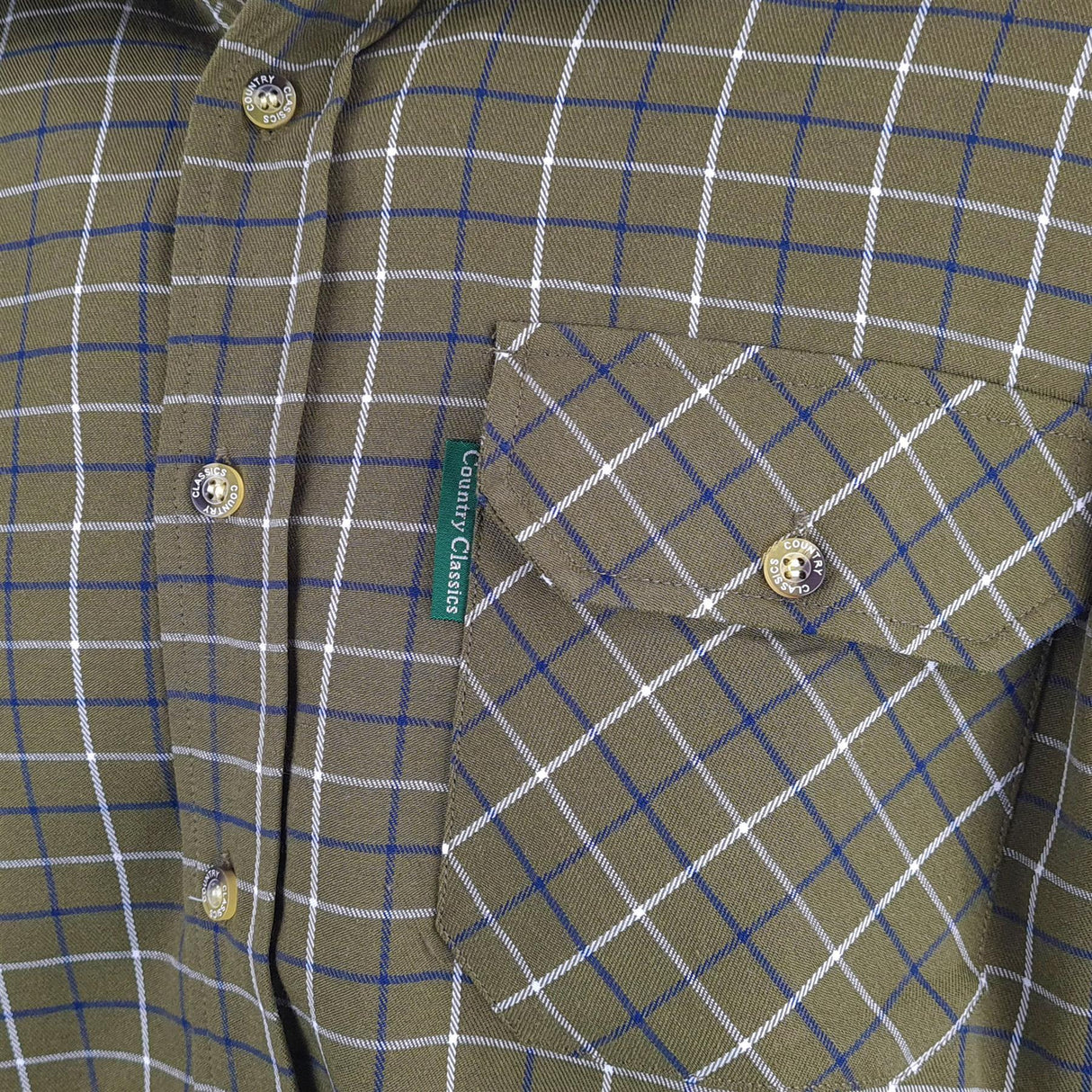Country Classics Mens Short Sleeve Check Shirt - Woburn Green - Just £16.99! Shop now at Warwickshire Clothing.