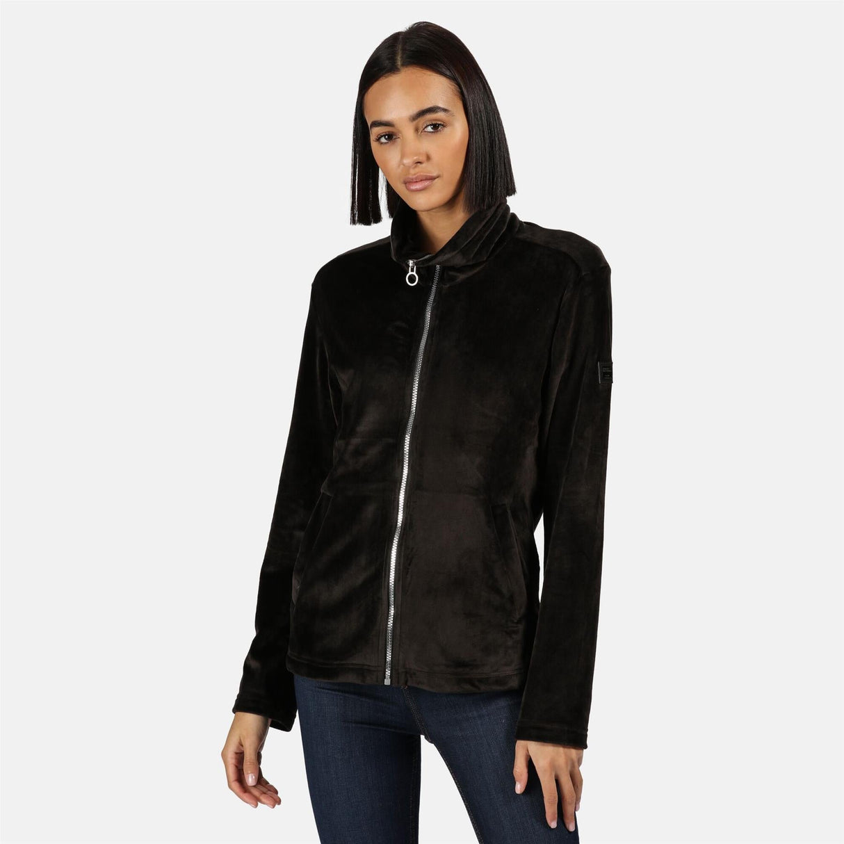 Regatta Womens Hermilla Full Zip Velour Fluffy Fleece Sweater Jacket - Just £29.99! Shop now at Warwickshire Clothing.