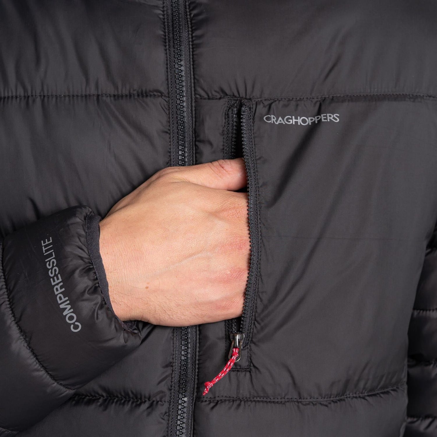 Craghoppers Mens ThermoPro Compresslite VIII Light Weight Hooded Jacket - Just £49.99! Shop now at Warwickshire Clothing.