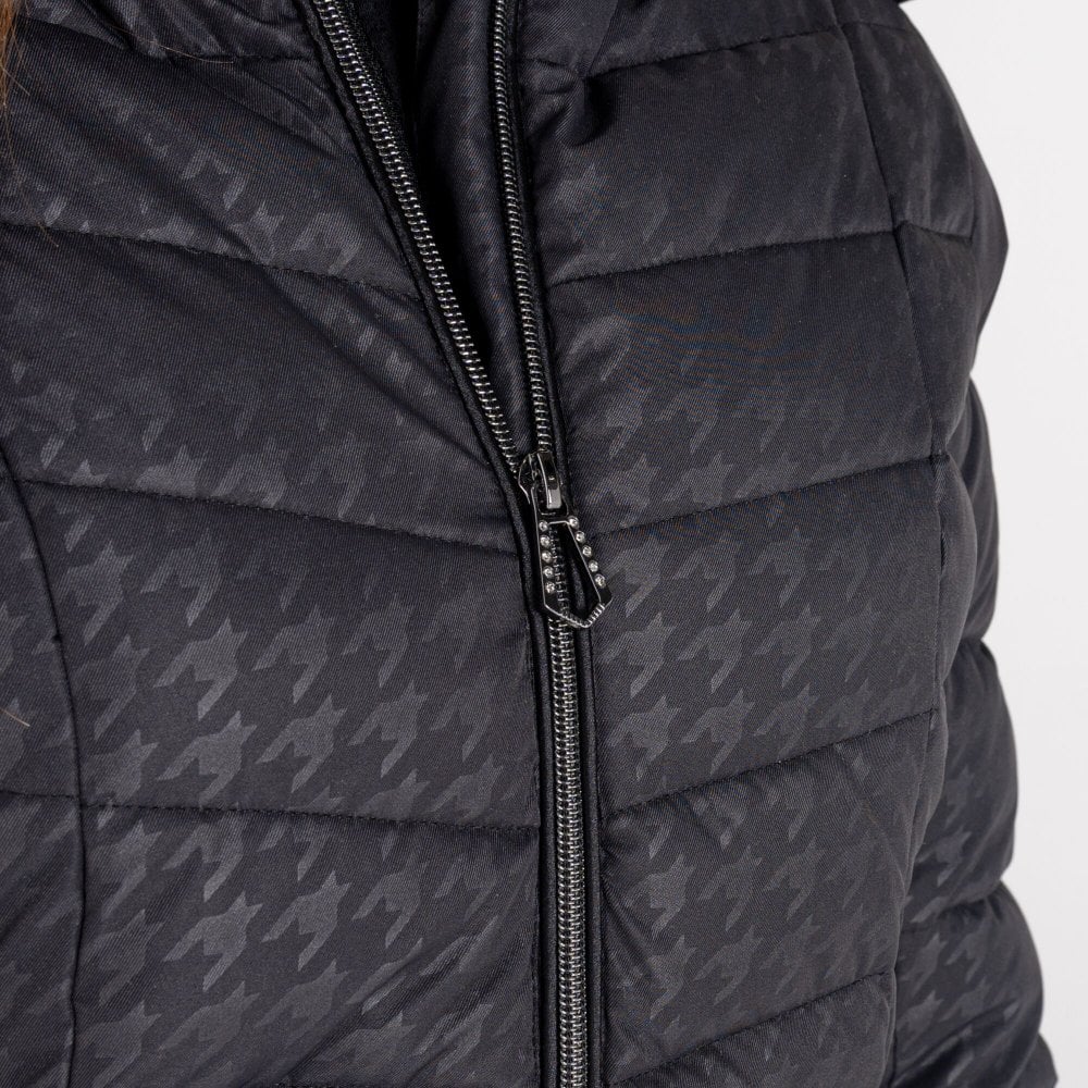 DARE2B Womens Glamorize II Ski Jacket: Black Dogtooth Print - Just £54.99! Shop now at Warwickshire Clothing.