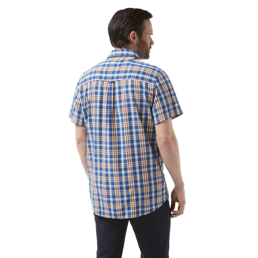Craghoppers Mens Jamieson Short Sleeve Check Shirt UPF Protection - Just £19.99! Shop now at Warwickshire Clothing.