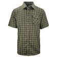 Country Classics Mens Short Sleeve Check Shirt - Woburn Green - Just £16.99! Shop now at Warwickshire Clothing.