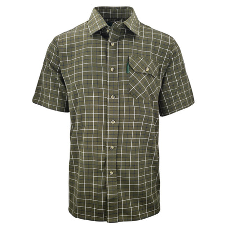Country Classics Mens Short Sleeve Check Shirt - Woburn Green - Just $16.99! Shop now at Warwickshire Clothing. Free Dellivery.