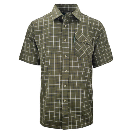 Country Classics Mens Short Sleeve Check Shirt - Woburn Green - Just £16.99! Shop now at Warwickshire Clothing.