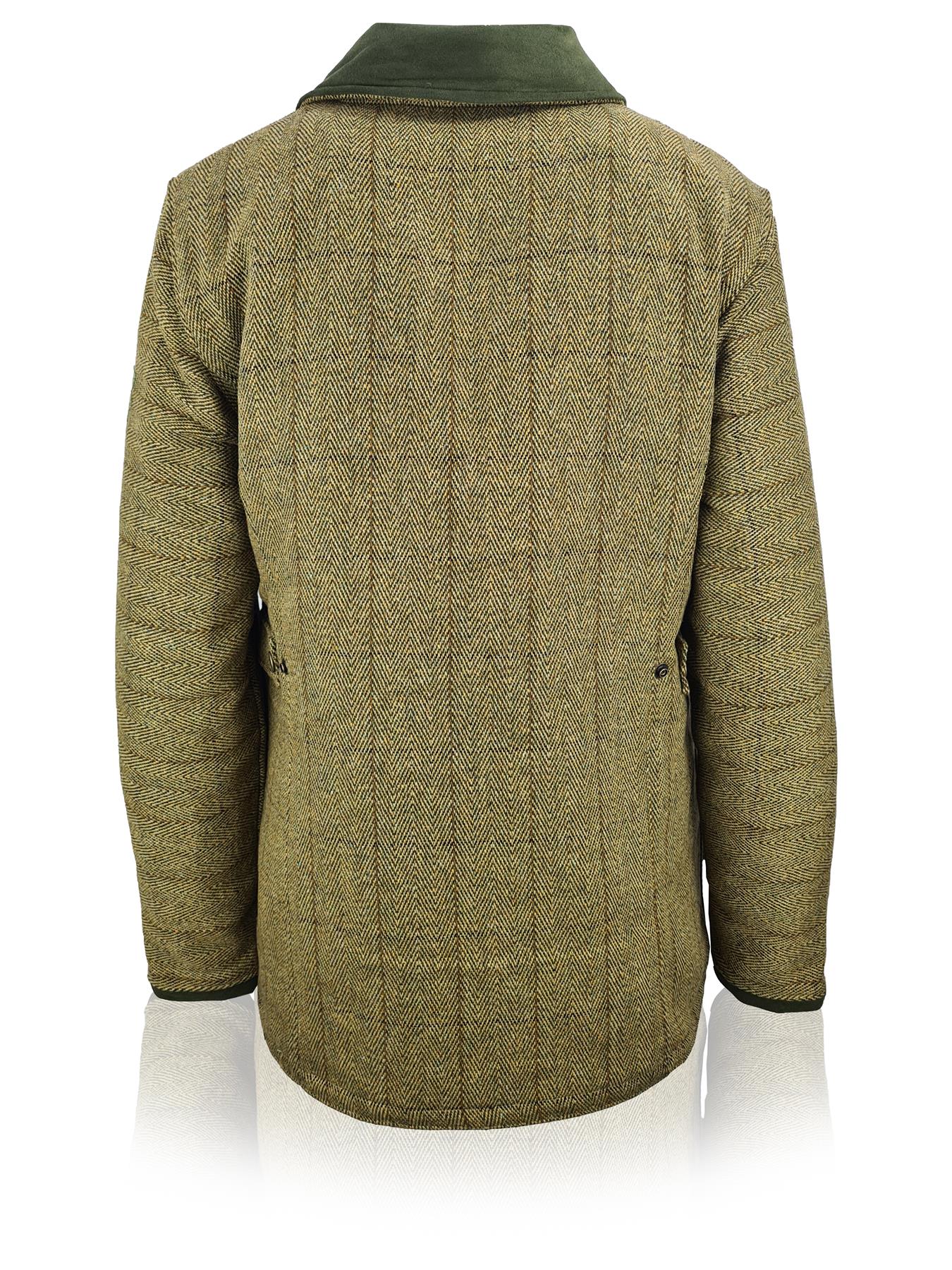 Hazy Blue Womens Quilted Derby Tweed Shooting Jacket - Just £84.99! Shop now at Warwickshire Clothing.
