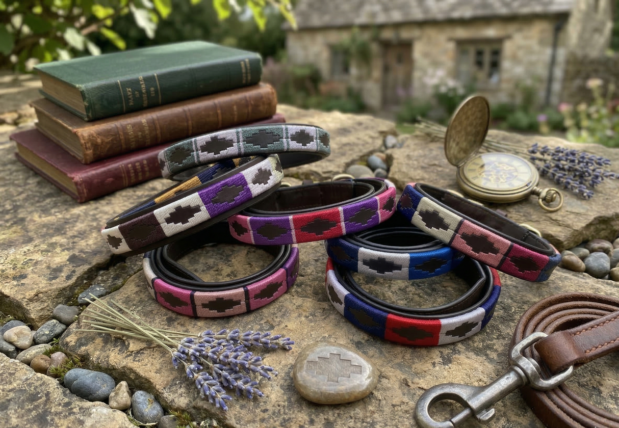 Hazy Blue Polo Dog Lead