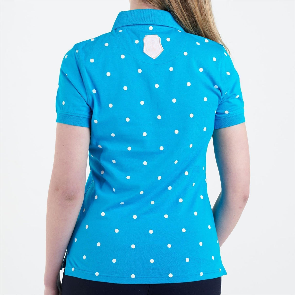 Hazy Blue Womens Short Sleeve Polo Shirt - Lilly - Just £14.99! Shop now at Warwickshire Clothing.