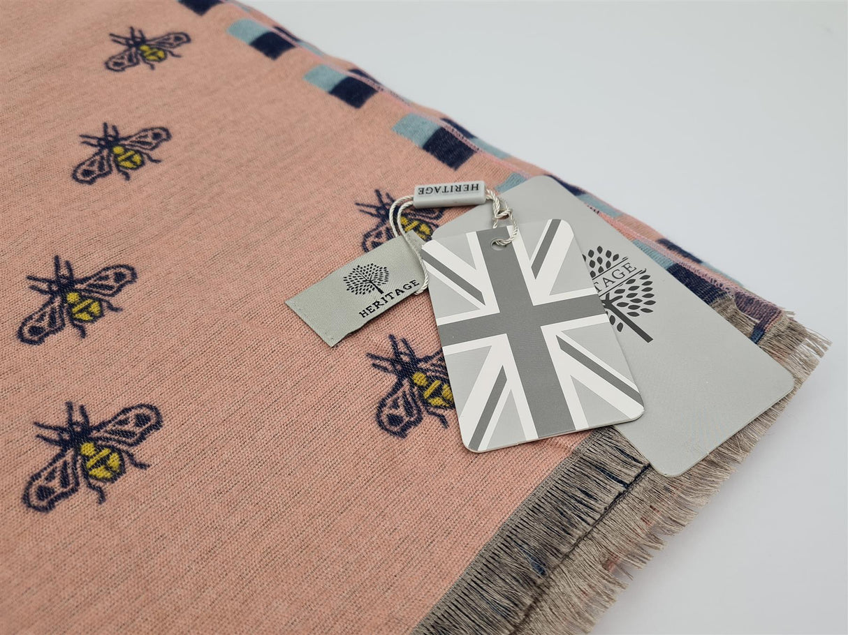 Heritage Ladies Cashmere Luxury Scarf - Bee - Just £13.99! Shop now at Warwickshire Clothing.