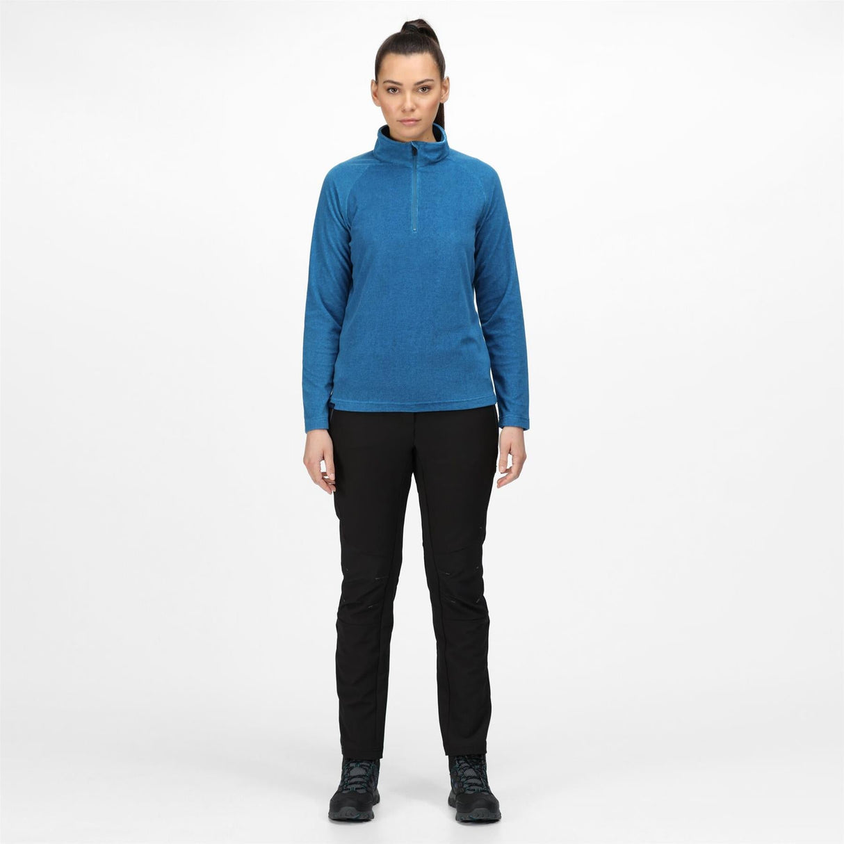 Regatta Womens Pimlo Half Zip Velour Fleece Sweater Pullover Jumper - Just £14.49! Shop now at Warwickshire Clothing.