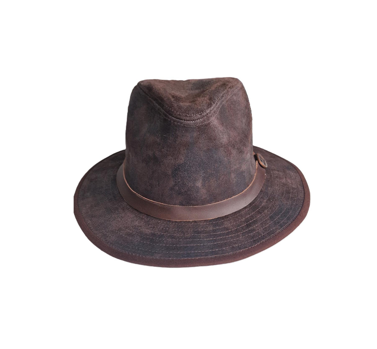 Eureka Mens Stockade Leather Fedora Style Formal Hat - Just £34.99! Shop now at Warwickshire Clothing.