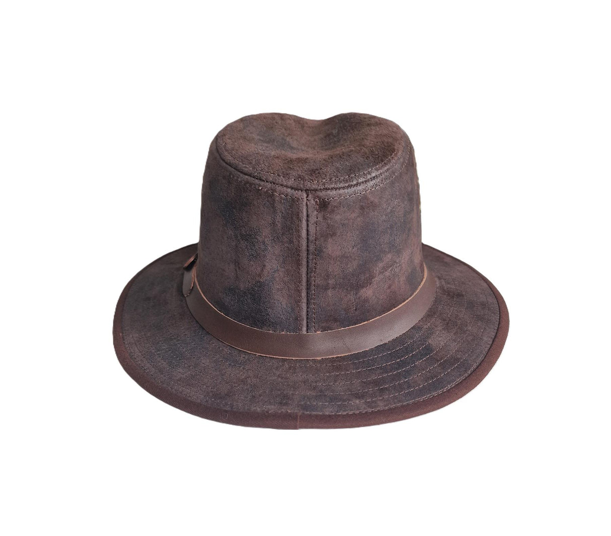 Eureka Mens Stockade Leather Fedora Style Formal Hat - Just £34.99! Shop now at Warwickshire Clothing.