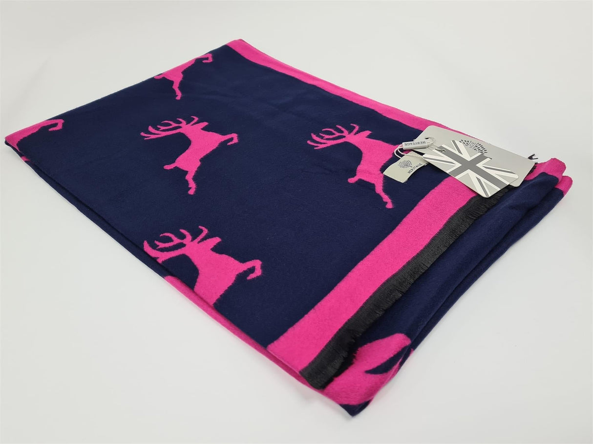 Hazy Blue New Heritage Collection Women's Scarves  - STAG - Just £13.99! Shop now at Warwickshire Clothing.