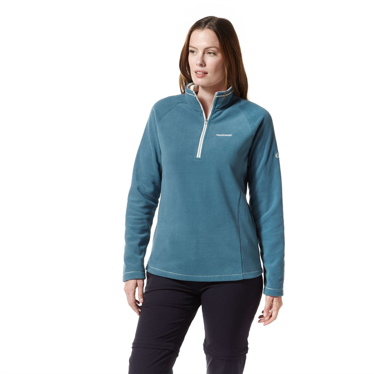 Craghoppers Miska V Womens Half Zip Long Sleeved Fleece - Just $19.99! Shop now at Warwickshire Clothing. Free Dellivery.