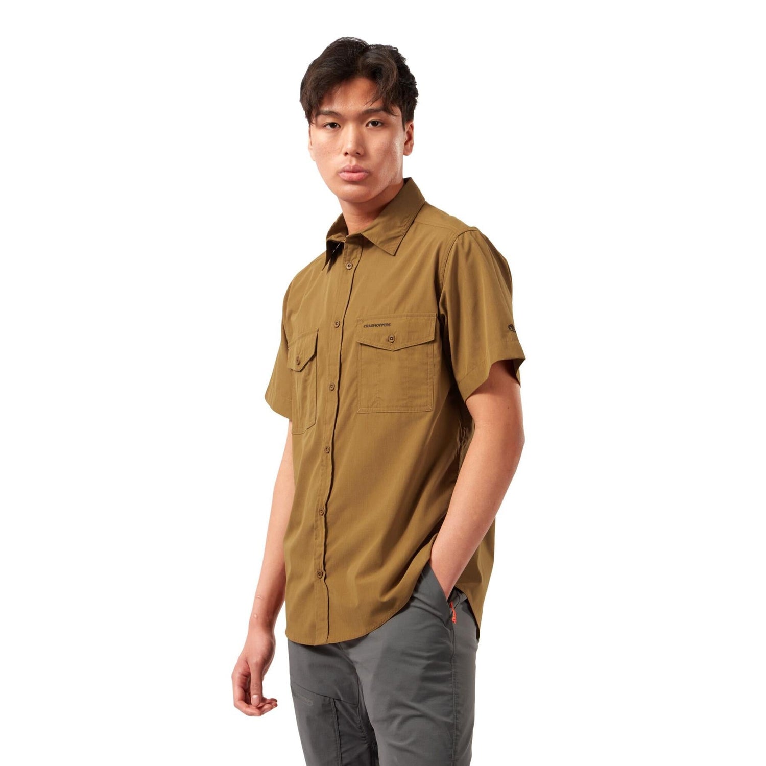 Craghoppers Mens Kiwi Short Sleeved Shirt Nosi Defense - Just £24.99! Shop now at Warwickshire Clothing.
