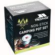 Trespass | Non Stick Camping Pot Frying Pan Set With Lid - Just £24.99! Shop now at Warwickshire Clothing.