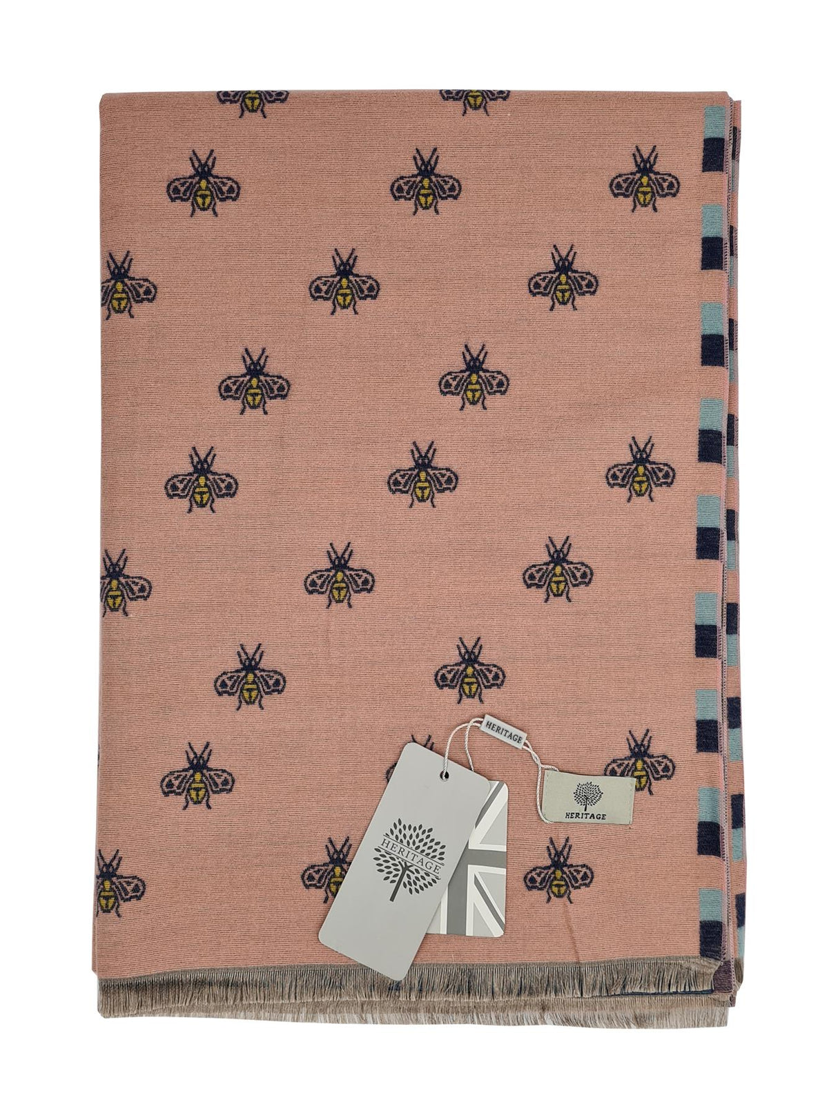 Heritage Ladies Cashmere Luxury Scarf - Bee - Just £13.99! Shop now at Warwickshire Clothing.