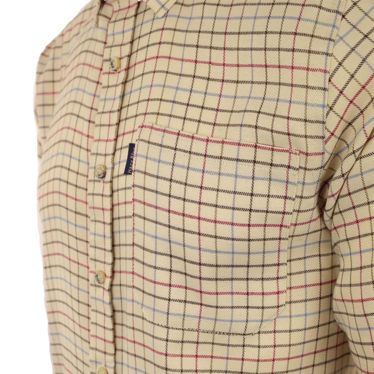 Hazy Blue Mens Long Sleeve Country Check Shirt - Fleece Lined - Just $24.99! Shop now at Warwickshire Clothing. Free Dellivery.