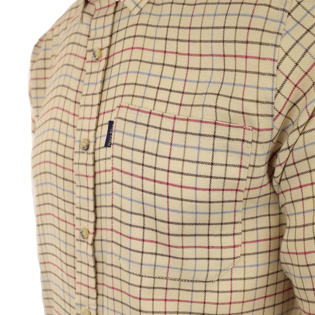 Hazy Blue Mens Long Sleeve Country Check Shirt - Fleece Lined - Just £24.99! Shop now at Warwickshire Clothing.