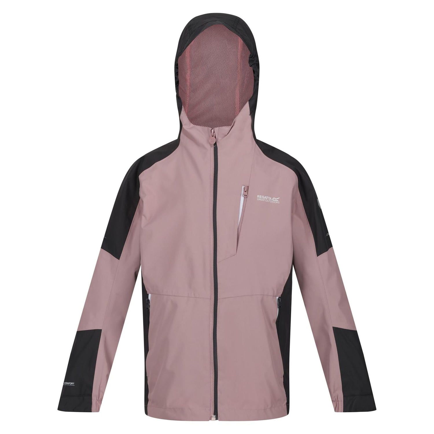 Regatta Kids Calderdale II Waterproof Hooded Zip Pocket Jacket - Just £24.99! Shop now at Warwickshire Clothing.