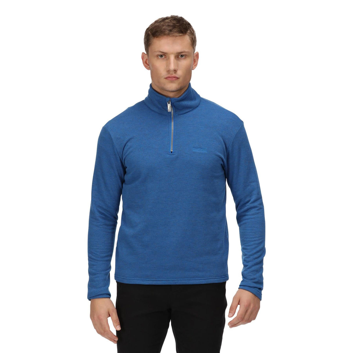 Regatta Mens Elgor II Half Zip Long Sleeved Jumper Pullover - Just £16.99! Shop now at Warwickshire Clothing.