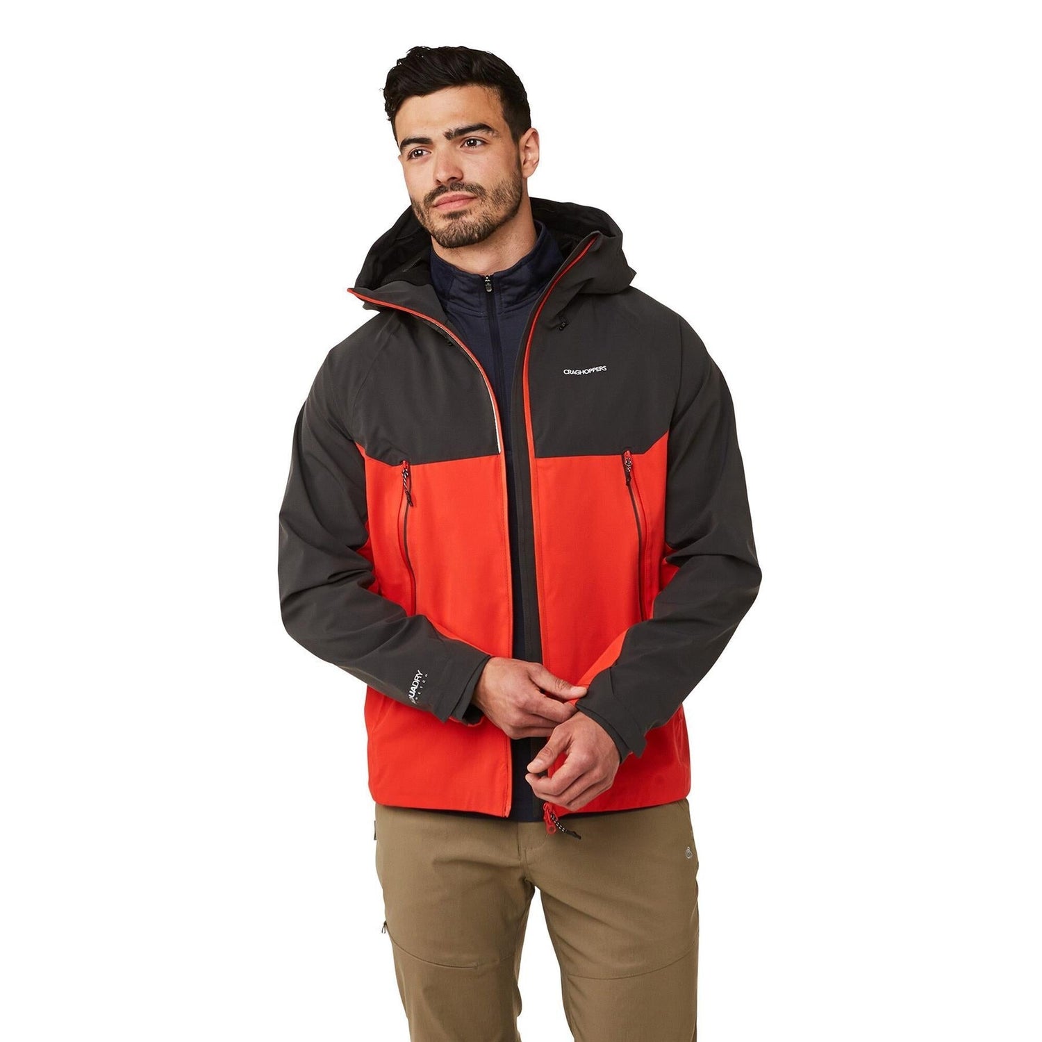 Craghoppers Mens Trelawny II Waterproof Breathable Stretch Hooded Hooded Coat - Just £54.99! Shop now at Warwickshire Clothing.