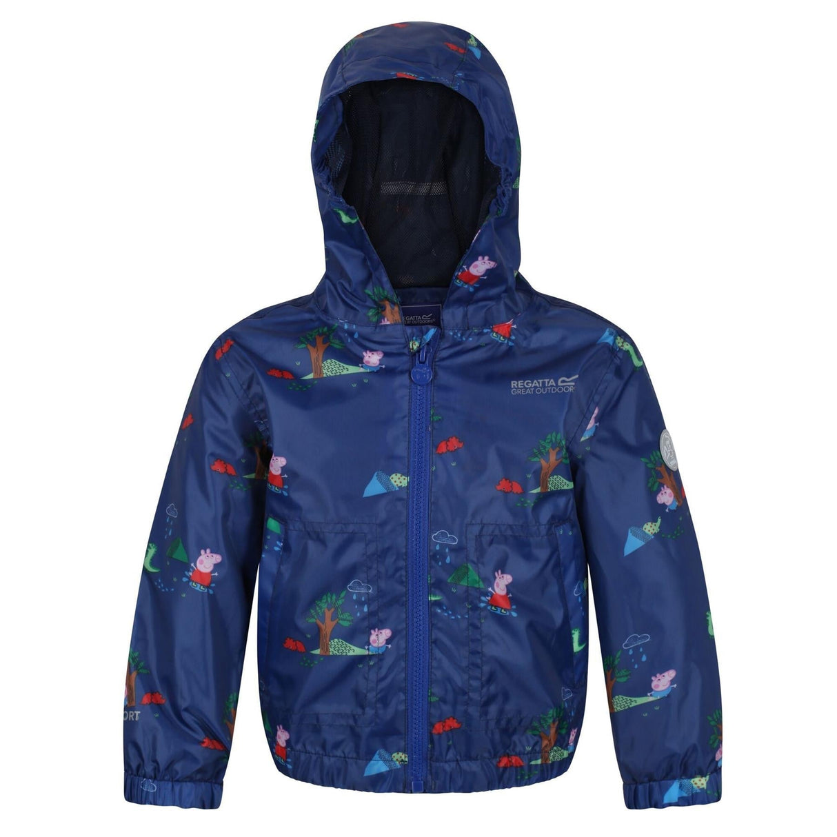 Regatta Kids Peppa Pig Muddy Puddle Waterproof Hooded Jacket Boys Girls - Just £19.99! Shop now at Warwickshire Clothing.