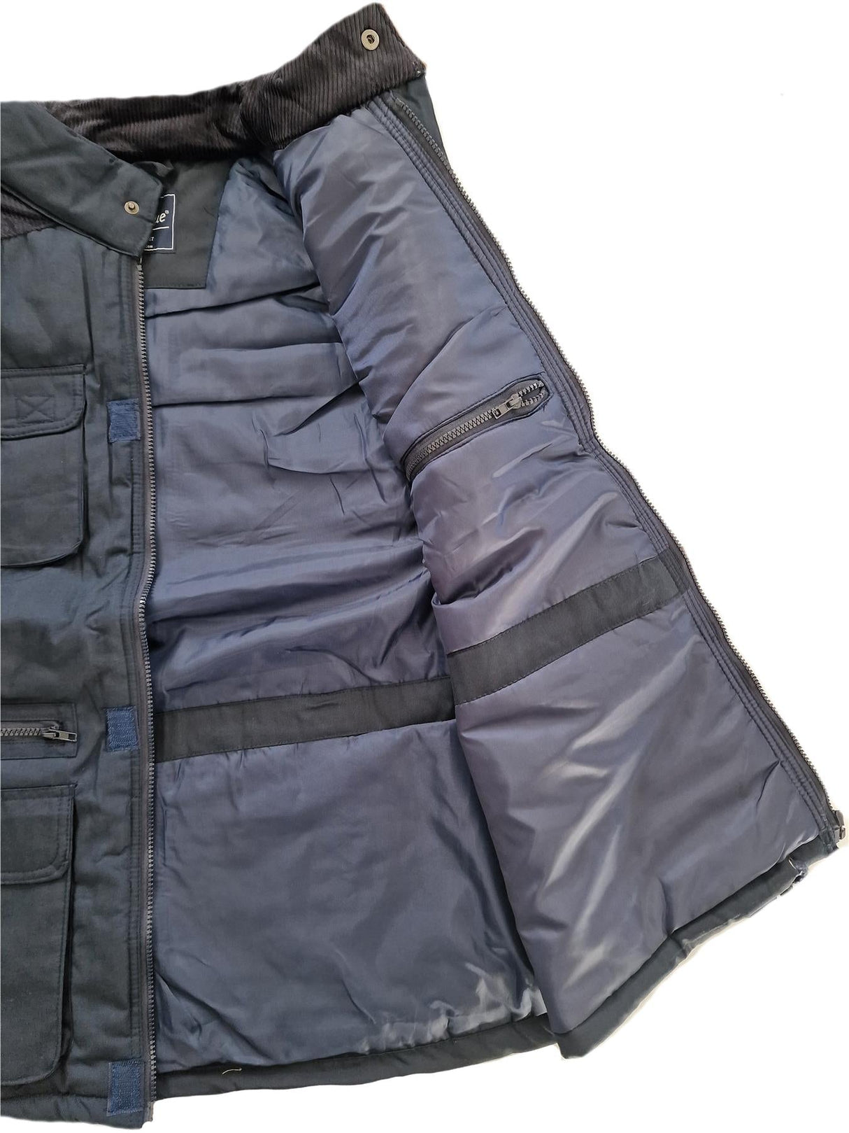 Hazy Blue Mens multi pocket Body Warmer Stalker heavy duty padded gilet - Just £24.99! Shop now at Warwickshire Clothing.