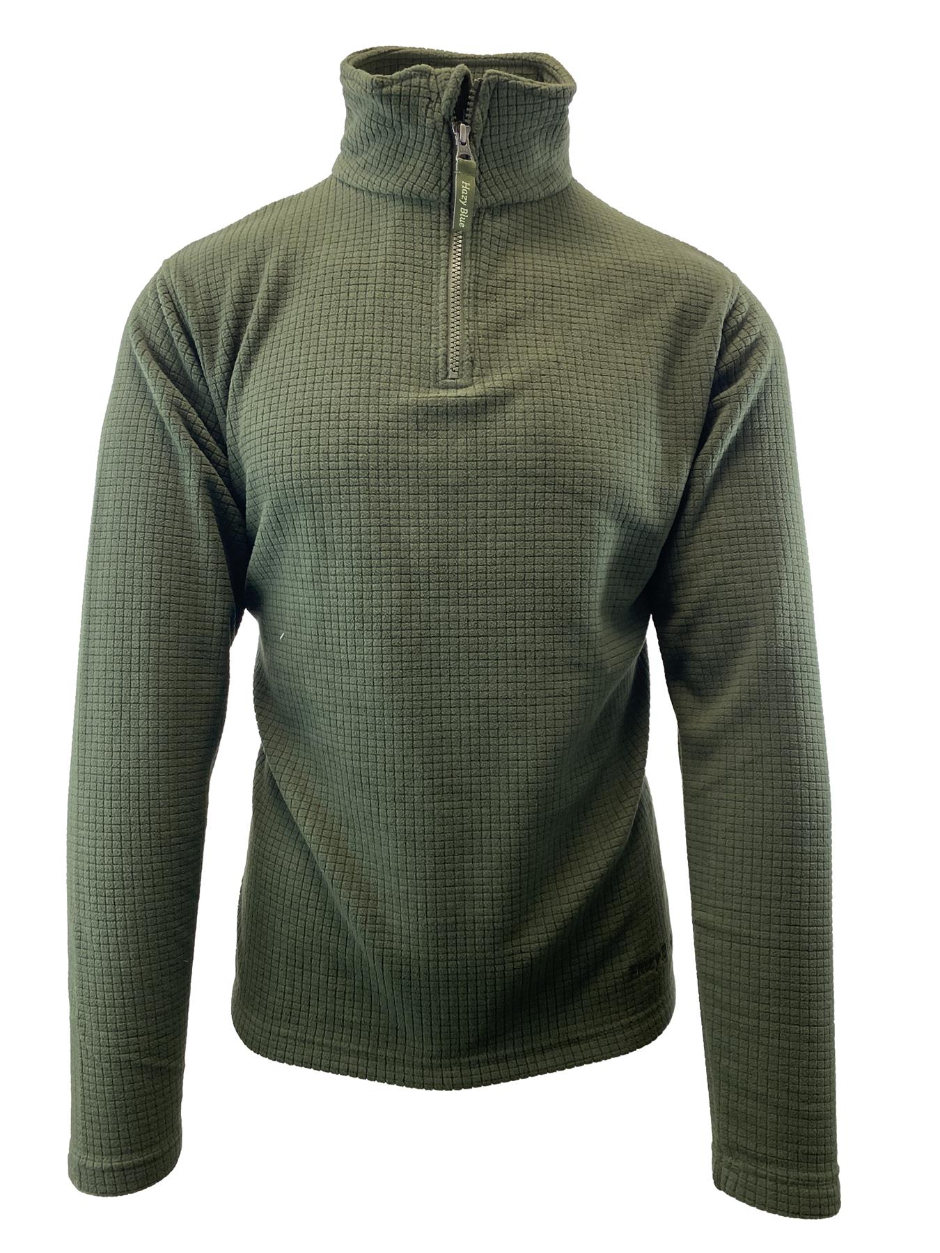 Hazy Blue Mens Half Zip Pullover Fleece - Brooklyn - Just £17.90! Shop now at Warwickshire Clothing.