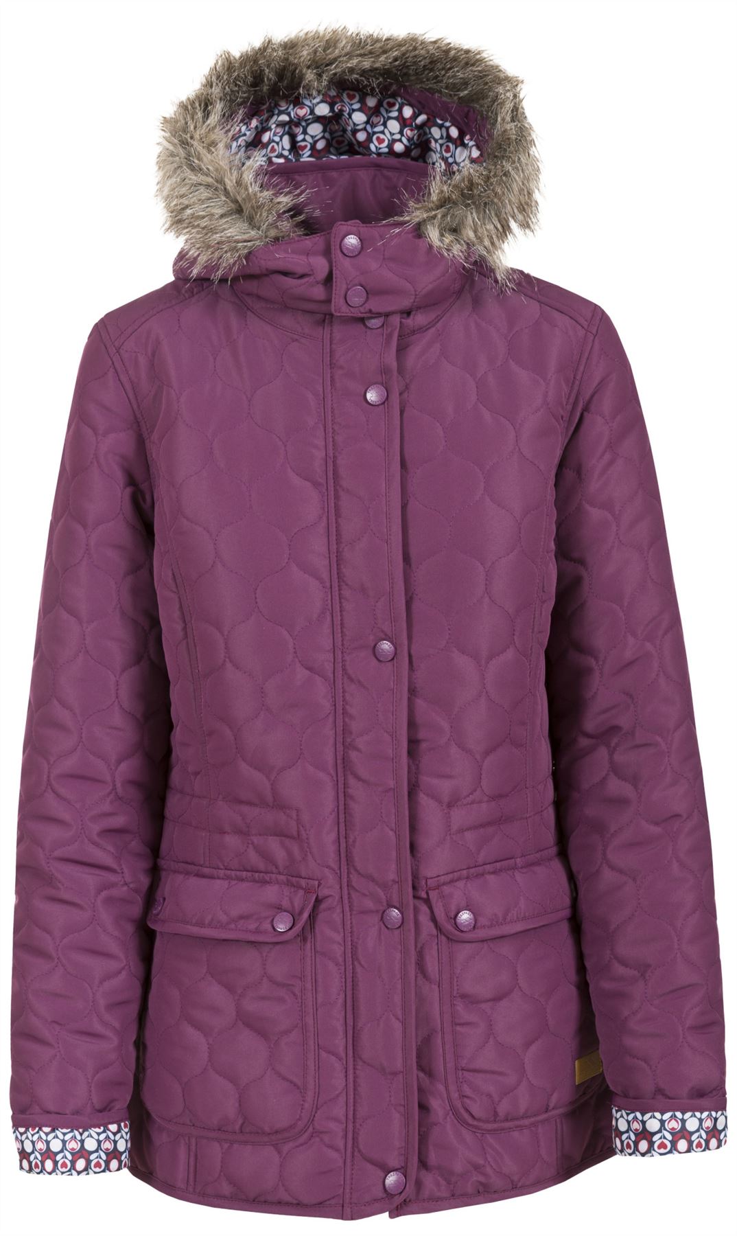 Trespass Womens Jenna Jacket Waterproof Qulited Padded Hooded Coat - Just £25.49! Shop now at Warwickshire Clothing.