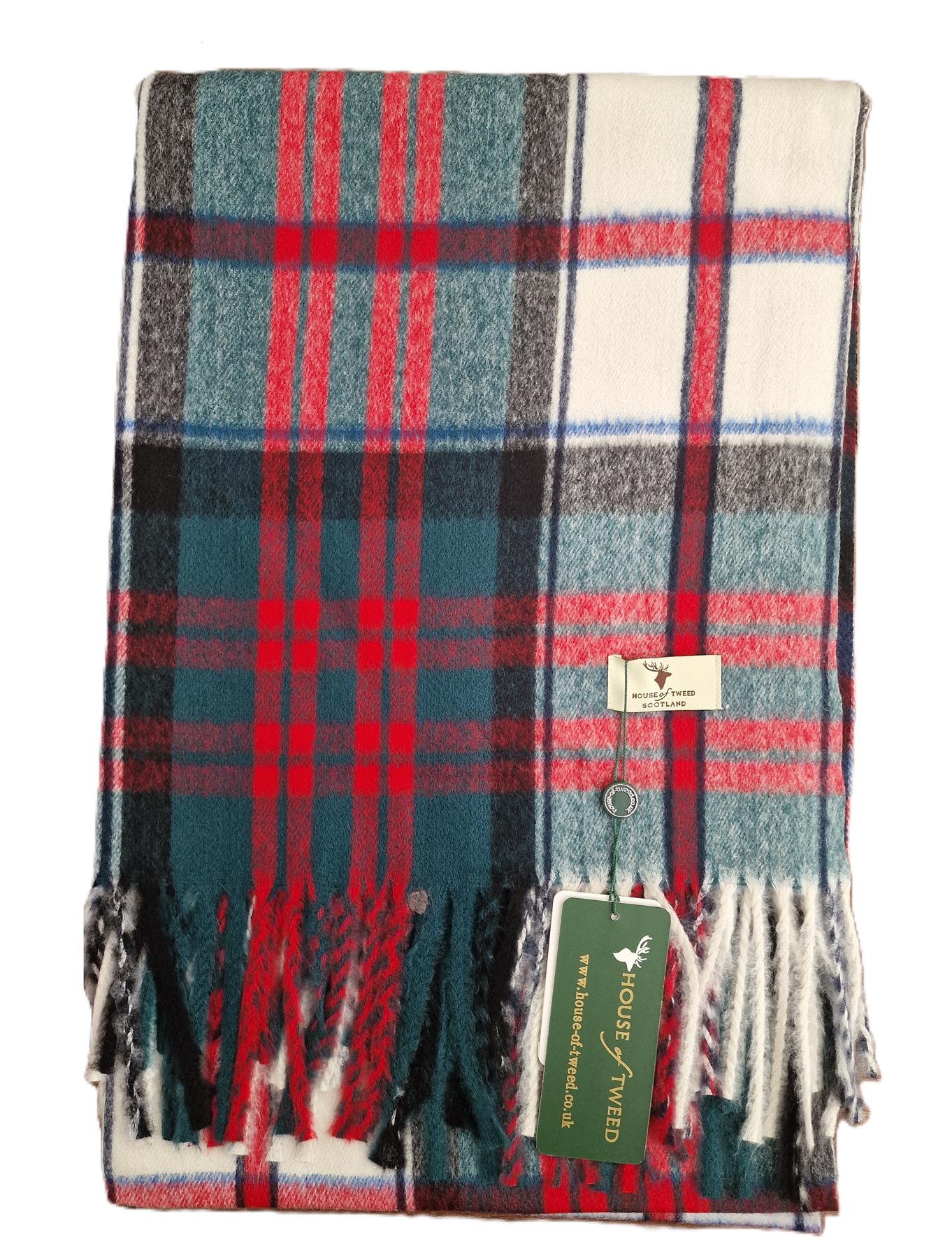 House Of Tweed Scarf Neck Wrap Super Soft Tartan Check Scotland - Just £16.99! Shop now at Warwickshire Clothing.