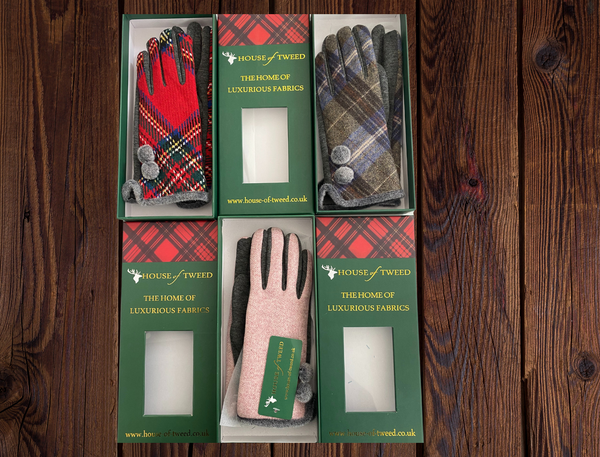 House Of Tweed Ladies Tartan Check Soft Gloves One Size - Just $20! Shop now at Warwickshire Clothing. Free Dellivery.