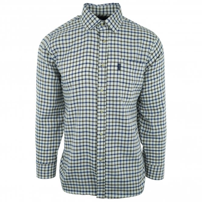 Hazy Blue Mens Casual Country Check Long Sleeve Shirts - Just £16.99! Shop now at Warwickshire Clothing.