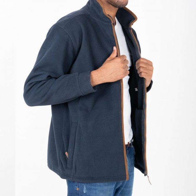 Hazy Blue Finley Mens Full Zip Fleece Jacket - Just £29.99! Shop now at Warwickshire Clothing.