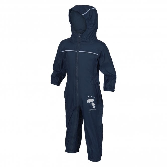 Hazy Blue Rain Drop Waterproof All In One Rain & Puddle Suit - Just £12.99! Shop now at Warwickshire Clothing.