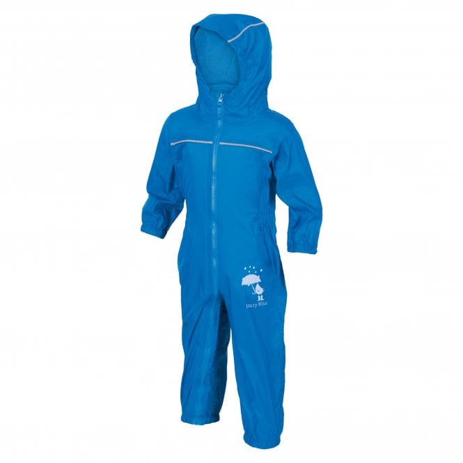 Hazy Blue Rain Drop Waterproof All In One Rain & Puddle Suit - Just £12.99! Shop now at Warwickshire Clothing.