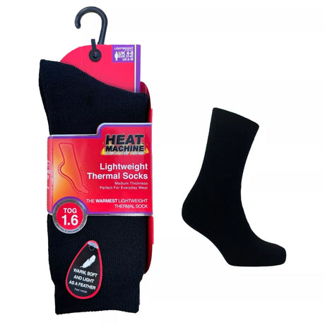 Heat Machine 1.6 TOG Ladies Lightweight Thermal Socks Brushed Inside - Just £6.99! Shop now at Warwickshire Clothing.
